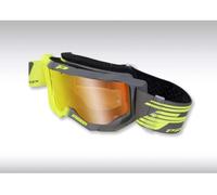 compatible avec/remplacement pour LUNETTES MASQUE MOTO CROSS QUAD ADULTE PROGRIP 3300 JAUNE GRIS / PZ3300FL-347 PRO DER