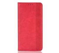 Compatible avec/Remplacement pour Nokia 108 4G 2024/HMD 105 5G PU Cuir Portefeuille Case Cover BYTXFG (Rouge)