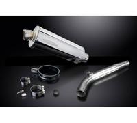 compatible avec/remplacement pour XLV 125 VARADERO -07/16- SILENCIEUX ECHAPPEMENT OVALE INOX 350 mm-DELK