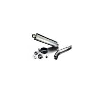 compatible avec/remplacement pour XLV 125 VARADERO -07/16- SILENCIEUX ECHAPPEMENT OVALE INOX 450 mm-DELK