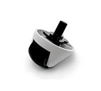 Compatible Avec Roborock, Qrevo Curv Saros 10 /Saros 10R/S9 MaxV Slim for Aspirateur Omni-roue, Roulettes Avant, Assemblage De Pièces De Rechange(Gray)