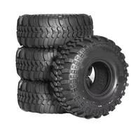 Compatible avec Rock pour Track pour Redcat pour Scx10 II pour Axial pour Yikong D90 pour Trx4 1/10 Rc Pneu De Voiture 4 Pièces 1.9 Pouces 118Mm Pneus en Caoutchouc Roue Voiture RC