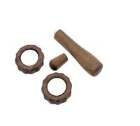 Compatible avec Rocket, compatible avec Lelit, interrupteur à bouton et tige de traction E61 en noyer.(1set)