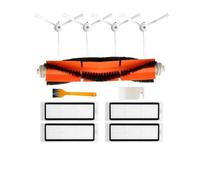 Compatible avec Rockrobo Vacuum V1/ Roborock S5 Max E3 S4 S5 S50 S6 Xiaomi 1S/ SDJQR01RR, SDJQR02RR Accessoires Filtre à brosse latérale principale(Set A)