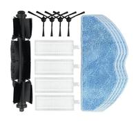 Compatible Avec Rowenta, Tefal, X-Plorer Série 75 S+ / RG8597WH, Rouleau, Brosse Latérale, Filtre Hepa, Chiffons De Nettoyage, Pièces Détachées For Aspirateur Robot