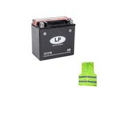 Compatible avec Royal Enfield Interceptor Twin E4 650 par an dal 2018 al 2020 Batterie LP YTX14-BS ENTIÈREMENT CHARGÉE ET PRÊTE À l'emploi Batteries DE Moto AGM 12 AMPÈRES 12 Volts 150X87X145MM