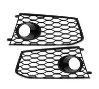 Compatible Avec Rs7 2014 2015 2016 2017 2018 4G8807681G Pare-chocs Avant De Voiture Gauche/droite Feu Antibrouillard Couvercle Calandre En Nid D'abeille Assemblage Noir Grille antibrouillard