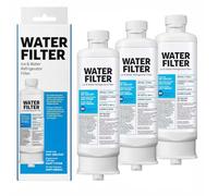 Compatible avec Samsung DA97-17376B, HAF-QIN/EXP, filtre à eau pour réfrigérateur, certifié NSF, cartouche filtrante à charbon actif, durée de vie de 6 mois, installation s (3, blanc)