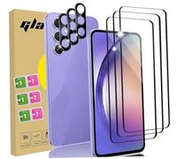 Compatible avec samsung galaxy a04 - kit complet 6 pieces avec verre trempe renforce pour ecran tactile et camera arriere protection ecran