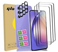 Compatible avec Samsung galaxy A16 5G - Kit complet 6 pièces avec verre trempé renforcé pour écran tactile et caméra arrière