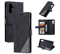Compatible avec Samsung Galaxy A25 Étui en Cuir,Magnétique Etui Housse Compatible avec Samsung SM-A256U1/DS Galaxy A25 5G / SM-A256B/DSN SM-A256E/DSN SM-A256N Étui Téléphone Black