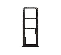 Compatible avec Samsung Galaxy A51 A515F A515 / A71 A715F A715 SM-A715F Chariot Plateau de tray porte carte nano Sim 1+ SIM 2 + SLOT SLITTA Logement Mémoire Micro SD Card (Noir)