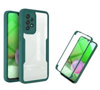 Compatible avec Samsung Galaxy A52S 5G Étui Housse,Antichoc Housse avec Protection d'écran Compatible avec Samsung SM-A525F/DS Galaxy A52 / SM-A525M/DS SM-A528B/DS Coque Green