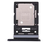 Compatible avec Samsung Galaxy A53 5G SM-A536B A536B Try Tray Plateau logement porte carte double carte SIM 1 + fente SIM 2 ou luge pour lecteur mémoire micro SD (Noir)