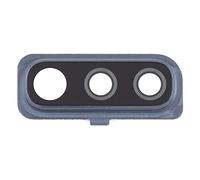 Compatible avec Samsung Galaxy A70 A705 A705F verre arrière vitre coque lentille objectif+cadre anneau arrière caméra BACK caméra (noir)