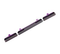 Compatible avec Samsung Galaxy S10 / Galaxy S10+ / G973 G973F G975 G975F Kit touches extérieures latérales Bouton d'allumage power on off + bouton contrôle volume side keys (Noir)