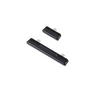 Compatible avec Samsung Galaxy S10e G970 G970F Kit de touches extérieures latérales avec bouton d'allumage power on off + bouton contrôle volume side keys (noir)