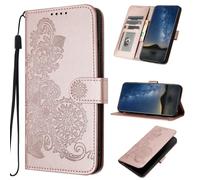 Compatible avec Samsung Galaxy S21 5G Coque,Compatible avec Samsung Galaxy S21 4G Housse de téléphone en Cuir PU Pink