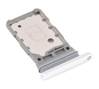 Compatible avec Samsung Galaxy S21 / S21 Ultra SM-G998B/ S21+ SM-G996B Tray Plateau argenté, emplacement pour carte Dual SIM Card Nano SIM 1 + fente SIM 2 luge lecteur carte carte
