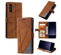 Compatible avec Samsung Galaxy S24 Étui en Cuir,Magnétique Etui Housse Compatible avec Samsung SM-S921B/DS Galaxy S24 / SM-S921U1 SM-S9210 SM-S921N SM-S921A SM-S921V Étui Téléphone Brown
