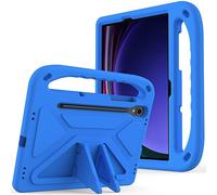 Compatible avec Samsung Galaxy Tab S10 FE 11,9" SM-X520 (2025) - Coque de protection légère en EVA résistante aux chocs - Avec poignée et bandoulière - Bleu