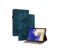 Compatible avec Samsung Galaxy Tab S4 Etui de tablette intelligente multifonctionnelle en cuir mortel avec support et emplacement pour carte-Bleu