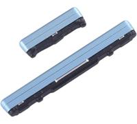 Compatible avec Samsung Galaxy Tab S6 SM-T865 Bouton marche/arrêt + bouton de contrôle du volume Boutons latéraux de rechange, bouton d'alimentation + touches latérales extérieures de rechange (bleu)