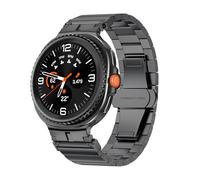 Compatible avec Samsung Galaxy Watch 8 40 mm, 44 mm, 8 Classic 46 mm 2025, Galaxy Watch 8 Classic en métal pour femme et homme, bracelet en métal en acier inoxydable (GRIS)