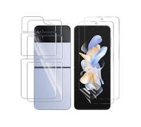 NOVAGO Compatible avec Samsung Galaxy Z Flip4-2 lots de films avant et arrière Protection Complète écran et dos en hydrogel Souple et résistant (vidéo de Pose à Voir Avant Application)