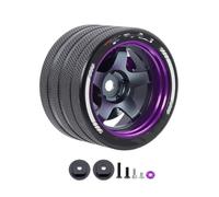 Compatible avec Sanwa Mt4/mt5/m12/m17 pour Futaba 4px/7px/10px pour Flysky Nb4 KO Ex Rc Volant en Métal avec Disque De Frein Volant Pièces Mise RC