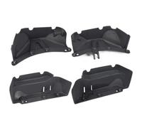 Compatible avec SCX10 313 Mm 1/10 Pièces pour Crawler RC Boîtier Planétaire À Empattement pour Châssis, Élargisseurs d'ailes Avant Et Arrière en Plastique Pièces Voiture RC