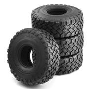 Compatible avec SCX10 90046 D90 TRX4 TRX6 1/10 RC Crawler Car Parts Upgrade Accessories 4PCS 1.9Inch Rubber Tires RC Car Tires Voiture RC Pneus Jante