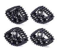 Compatible avec SCX24 1/24 RC Voiture Pièces Upgrade 4 Pneus Chenilles Neige en Alliage D’Aluminium Et Matériau Spécial Accessoire