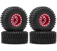 Compatible avec SCX24 pour Bronco C10 JLU pour Pêne Dormant pour Gladiator B-17 RC Crawler 1.0 Roue Et Pneus À Billes Décalage Négatif De 7 Mm Pneu Caoutchouc RC