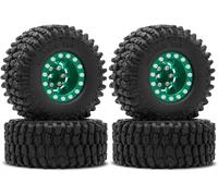 Compatible avec SCX24 pour Bronco C10 JLU pour Pêne Dormant pour Gladiator B-17 RC Crawler 1.0 Roue Et Pneus À Billes Décalage Négatif De 7 Mm Pneu Caoutchouc RC