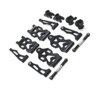 Compatible avec SCY 16101 16102 16106 16201 pour JJRC Q130A Q130B Q141 Q117 1/16 Pièces De Voiture Radiocommandée Kit De Coupelles De Direction Avant Et Arrière en Métal RC Pièces avec
