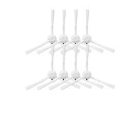 Compatible Avec SDJ06RM EVA, Robot De Vidange Autonettoyant, Pièces De Rechange, Filtre Hepa, Brosse Latérale, Chiffons De Vadrouille(8 White Brushes)