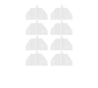 Compatible Avec SDJ06RM EVA, Robot De Vidange Autonettoyant, Pièces De Rechange, Filtre Hepa, Brosse Latérale, Chiffons De Vadrouille(8 Pcs Filters)