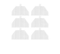 Compatible Avec SDJ06RM EVA, Robot De Vidange Autonettoyant, Pièces De Rechange, Filtre Hepa, Brosse Latérale, Chiffons De Vadrouille(6 Pcs Filters)
