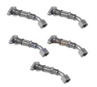 Compatible avec Seat Leon, Ibiza et Altea : Tuyau de Retour d'huile pour turbocompresseur, pièces détachées 038145736C et 028145736AJ (5 pièces)