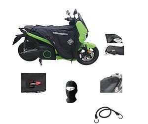 Compatible avec Seat MO eScooter 125 à partir de 2022 Couvre-jambes Termoscud Tucano Urbano R217-X spécifique pour scooter couverture thermique imperméable intérieur en similicuir