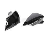 Compatible Avec Seat Pour Ibiza Mk5 6f Kj1 2017 2018 2019 2020 Boîtier Rétroviseur Coque Garniture Rétroviseur Extérieur Capuchons Protection Rétroviseur Extérieur Coque Rétroviseur Voiture(Black)
