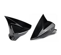 Compatible avec Seat Pour Ibiza MK5 Pour Arona KJ7 2017 2018 2019 2020 Couvercle Rétroviseur D'aile Boîtier Porte Extérieure Vue Arrière Boîtier Garniture Accessoires(Noir)