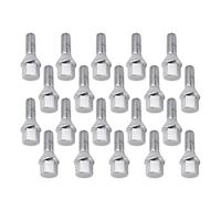 Compatible Avec Série 7 Pour E23 1976-1986 Pour E32 1985-1994 Pour E38 1993-2001 20x Boulons Roue Voiture Écrous Cosses M12X1.5 17mm Hex Boulons de Remplacement Roue