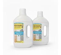 Compatible avec Shark Vacmop VM252, VM180, VMP10, VMP30 - Solution Nettoyante Multi-Surfaces 1000ml pour Parquet, Carrelage, Stratifié, Vinyle - Sans Traces, Parfum Agrumes(1L*2pcs)