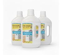 Compatible avec Shark Vacmop VM252, VM180, VMP10, VMP30 - Solution Nettoyante Multi-Surfaces 1000ml pour Parquet, Carrelage, Stratifié, Vinyle - Sans Traces, Parfum Agrumes(1L*3pcs)