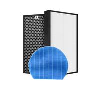 Compatible avec Sharp Purificateur D'air Filtre 3 pièces KC-A50JW KC-A51R-W KC-A50EUW Remplacement Hepa Charbon Humidification Filtre FZ-A51HFR FZ-A51DFR (Size : Set and Humidifying, Color : CHINA)