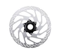 Shimano Disque de frein Deore SM-RT30 203 mm Center Lock Argenté/Noir