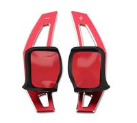 Compatible Avec Skoda Pour Octavia A7 MK3 5E RS VRS Pour Superb B8 Pour Scala Pour Karoq Pour Kodiaq Extension Palette Changement Vitesse Pour Volant Voiture changement vitesse volant(Red)