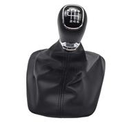 Compatible Avec Skoda Pour Octavia Pour A5 A6 2004-2012 Pommeau De Levier De Vitesse De Voiture Levier Levier Poignée Guêtre Couvercle De Démarrage Manuel 5 6 Vitesses levier vitesses manuel(6 Speed)